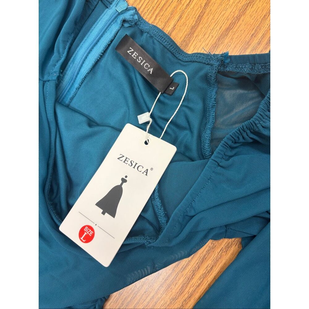 Teal blue dress by Zesica, NWT